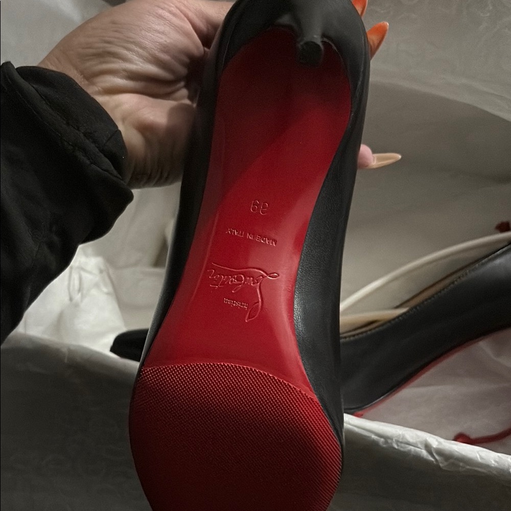 Christian Louboutin sporty Kate 85mm Nappa Black size 39 EU